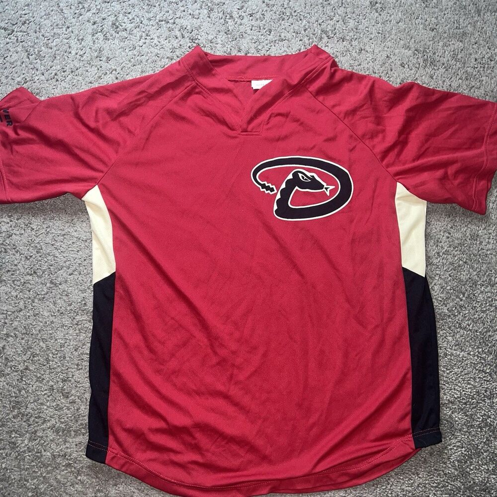 Arizona Diamondback Reynolds #27 Size L Red Replica Jersey - Picture 2 of 6